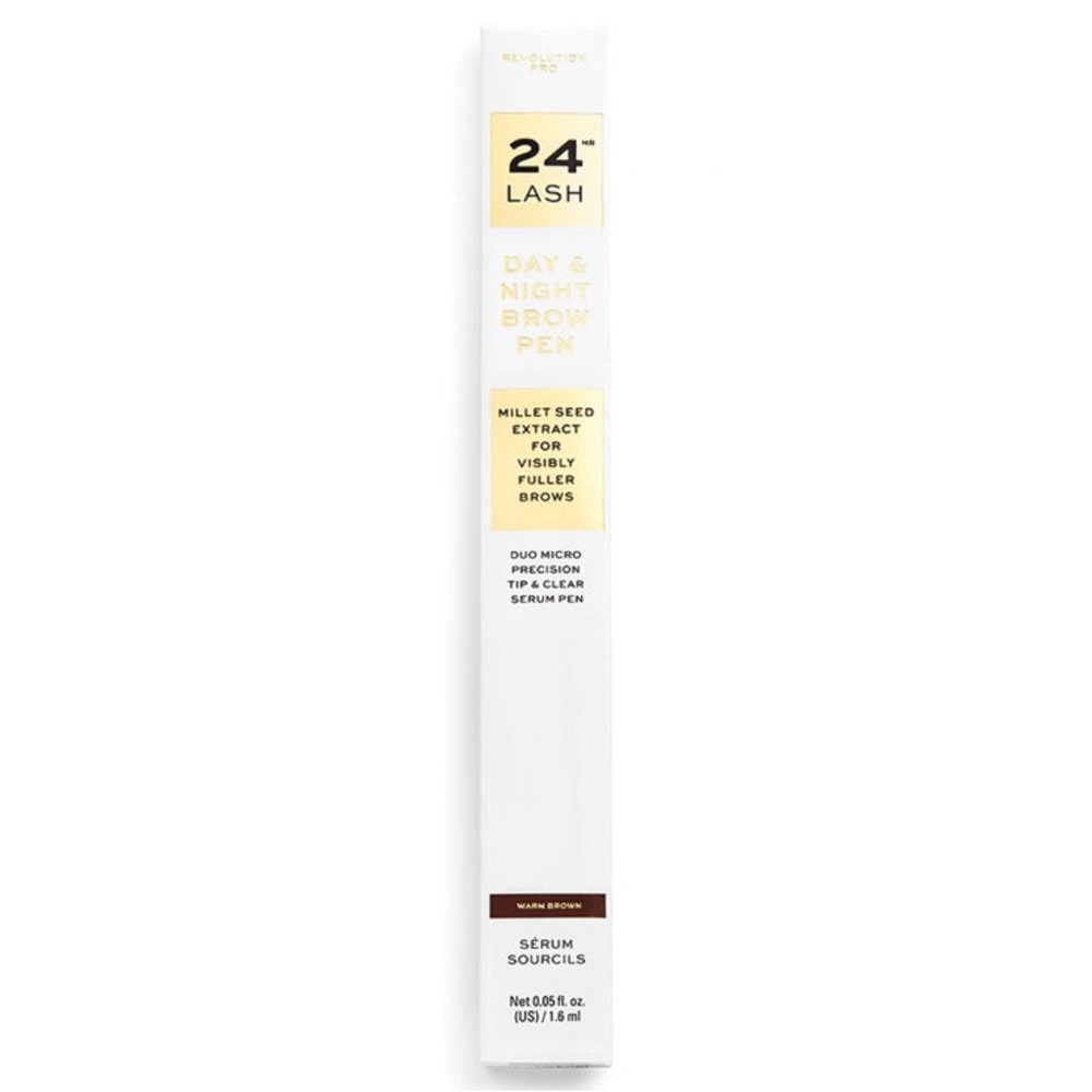 Brow Pen 24hr Revolution Pro Makeup Day Night Shade Warm Brown